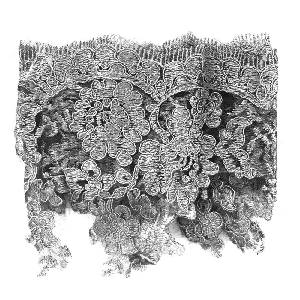 Gray Lace fabric